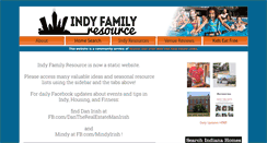Desktop Screenshot of indyfamilyresource.com
